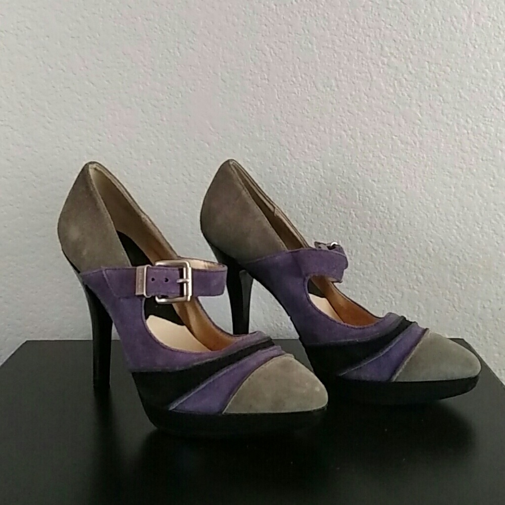 Michael Kors Suede Mary Jane Pumps Size 7